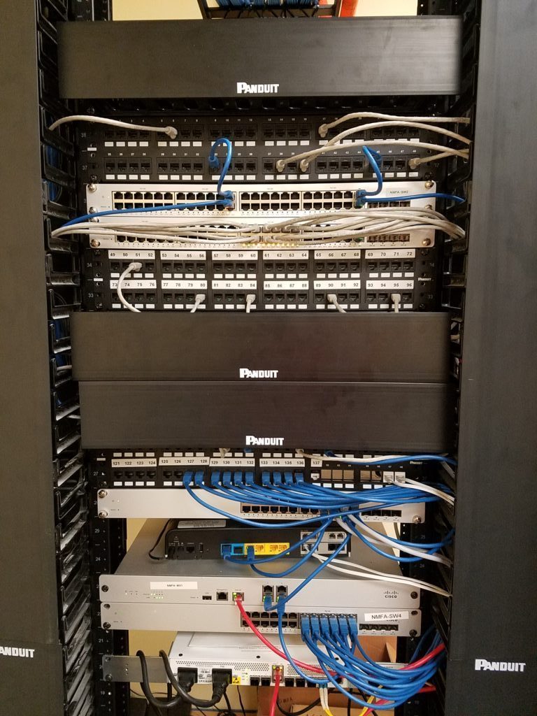 Server rack cabling