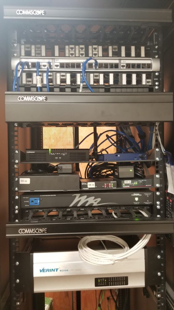 Switch and patch panel work