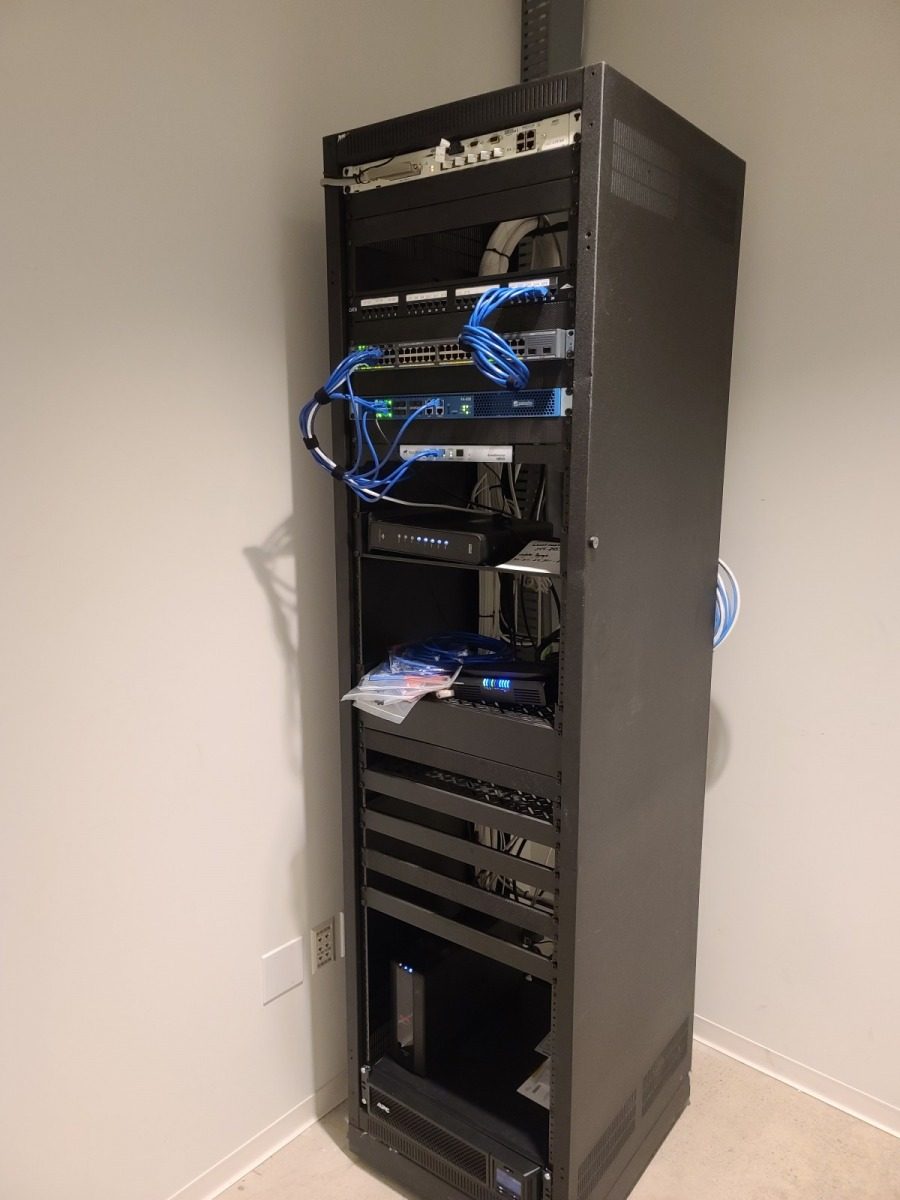 Rack and patching detail