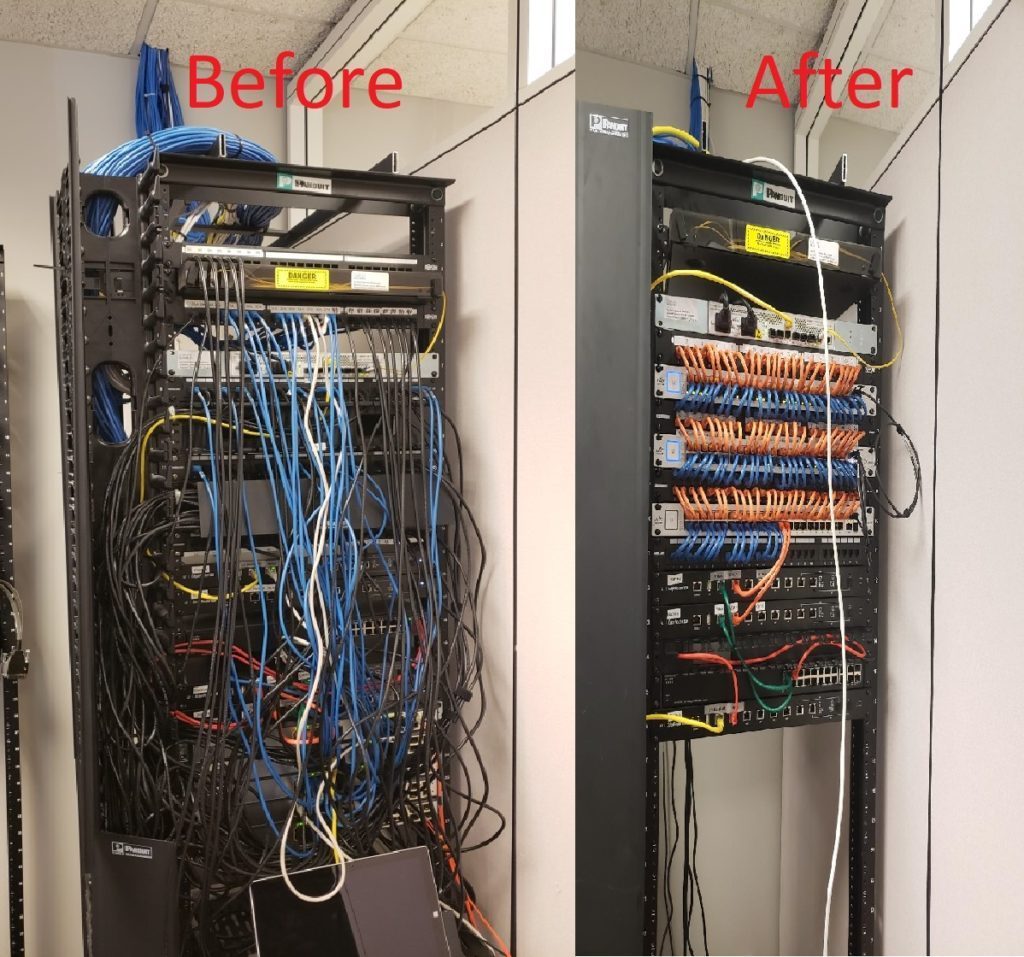 Foodsby network rack build